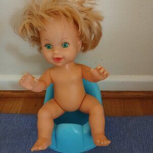 Hasbro Talking Baby Doll 13" with Potty 1999